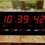 Led Number Clock( Including Delivery.)
